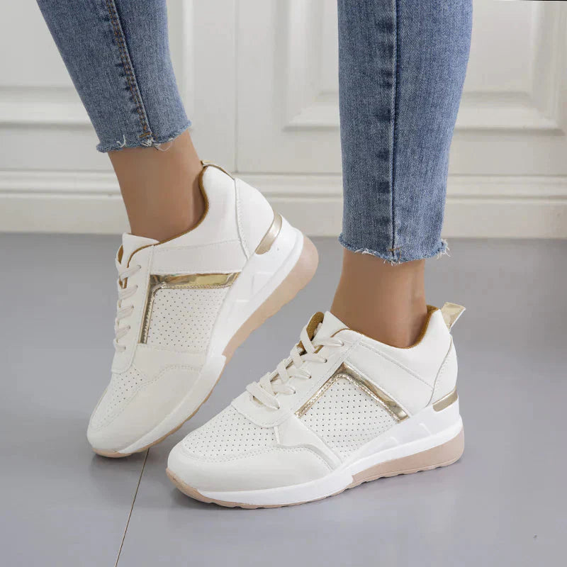 Women's Sneakers with Cushioning Air Sole – White