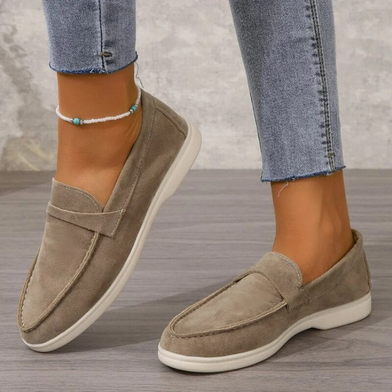 Women's Timeless Suede-Look Loafers