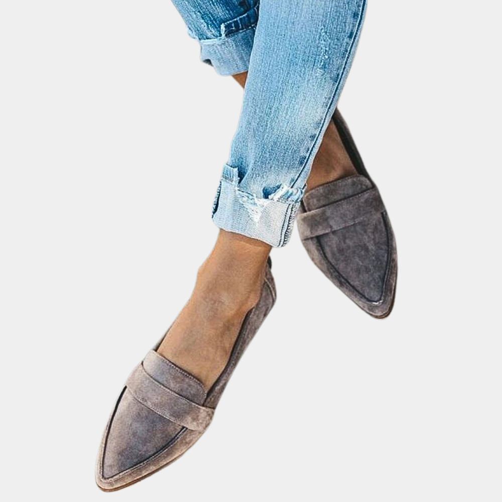 Women's Suede-Look Loafers