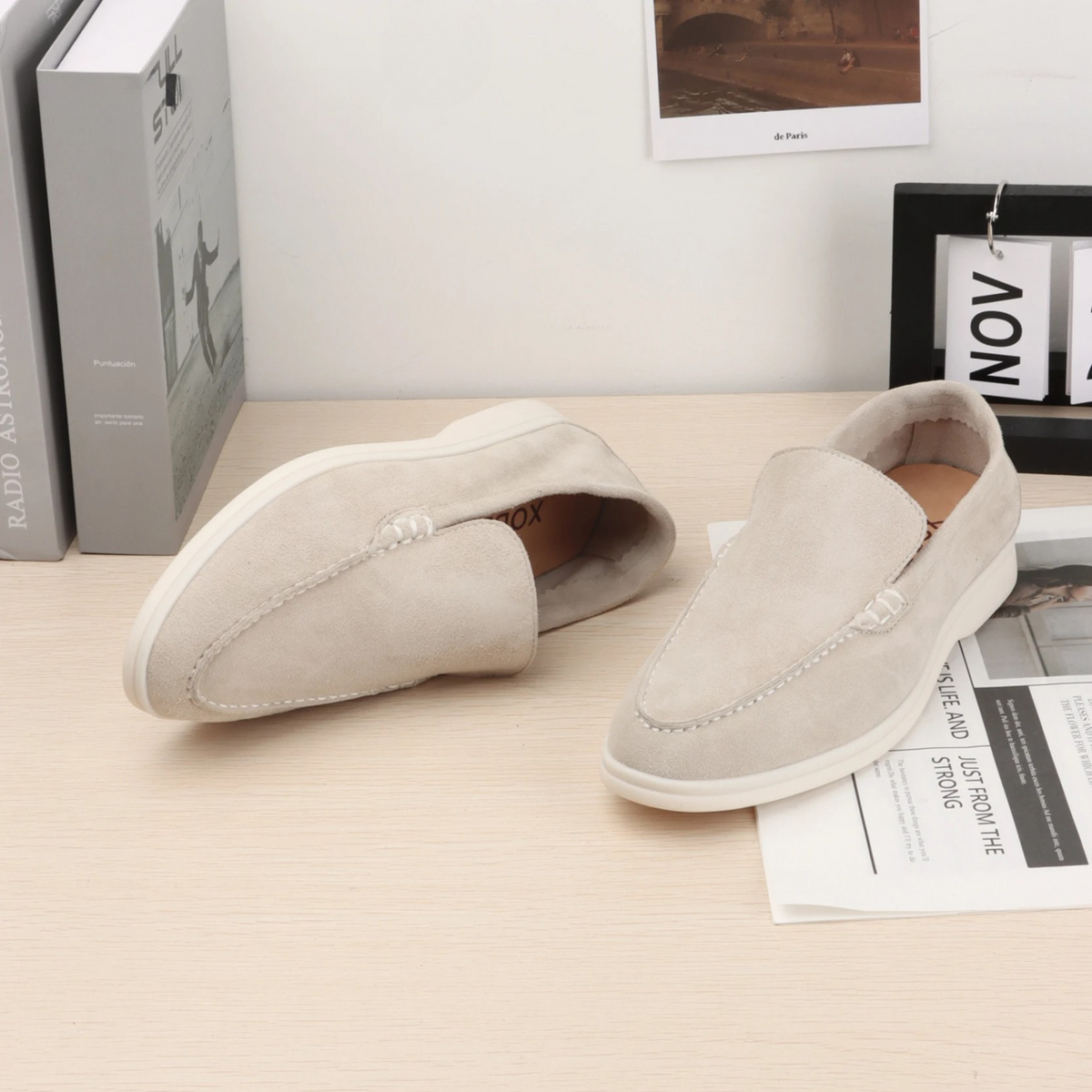 Women's Luxurious Suede-Look Slip-On Loafers