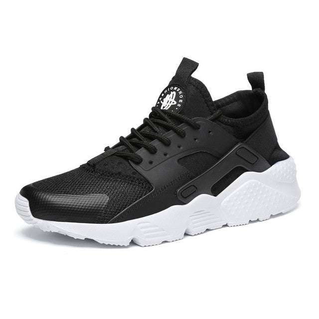 Women's Summer Huarache-Style Sneakers – Black & White
