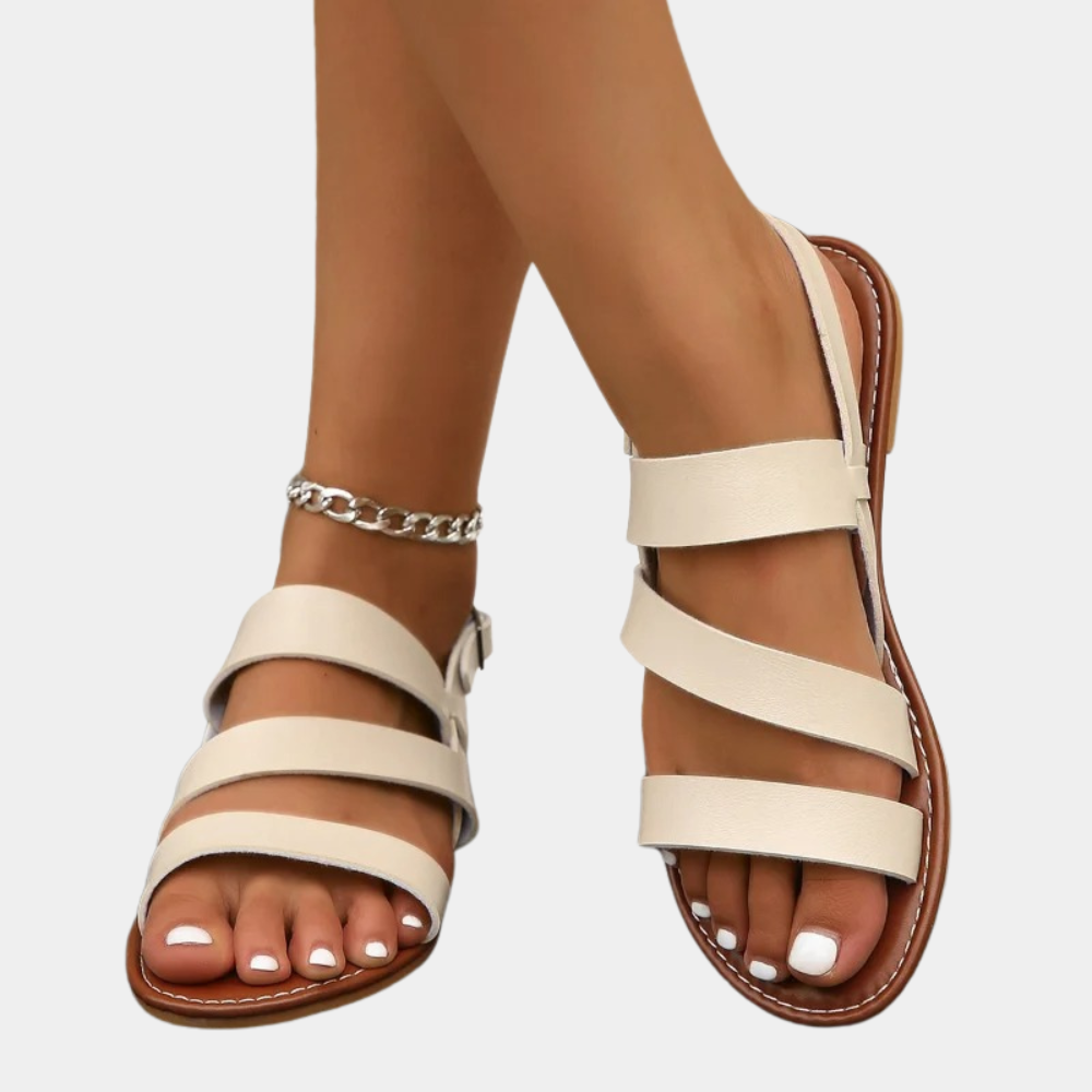 Women's Summer Sandals with Non-Slip Sole – White