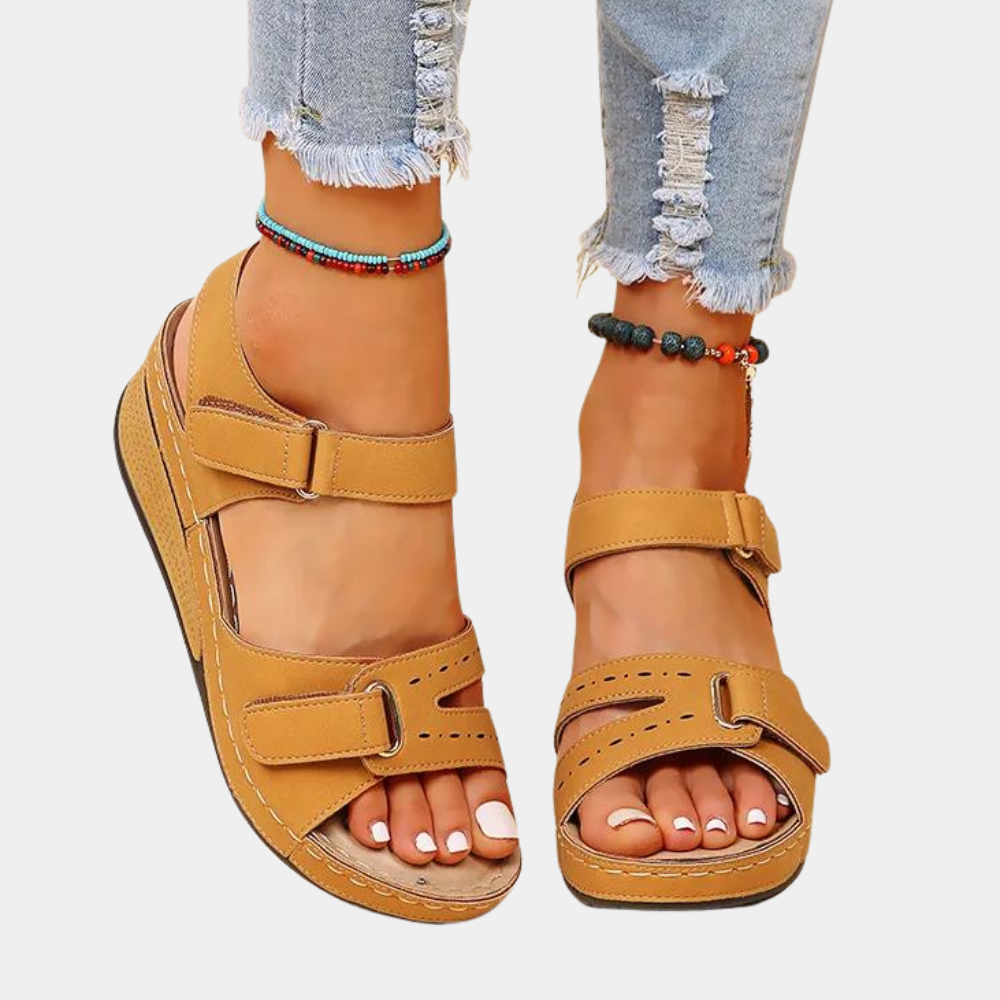 Women's Summer Sandals with Straps and Open Toe