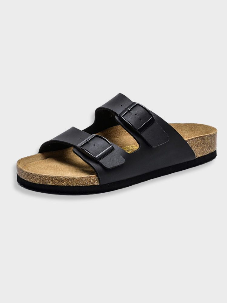 Women's Vegan Sandals on a Sturdy Sole – Black