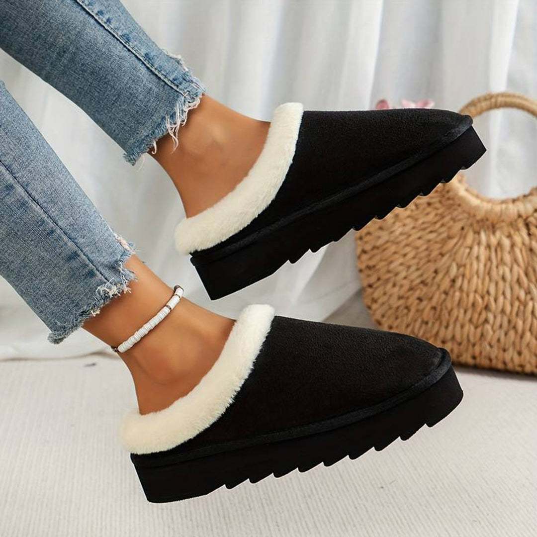 Women's Warm Slippers with Non-Slip Sole