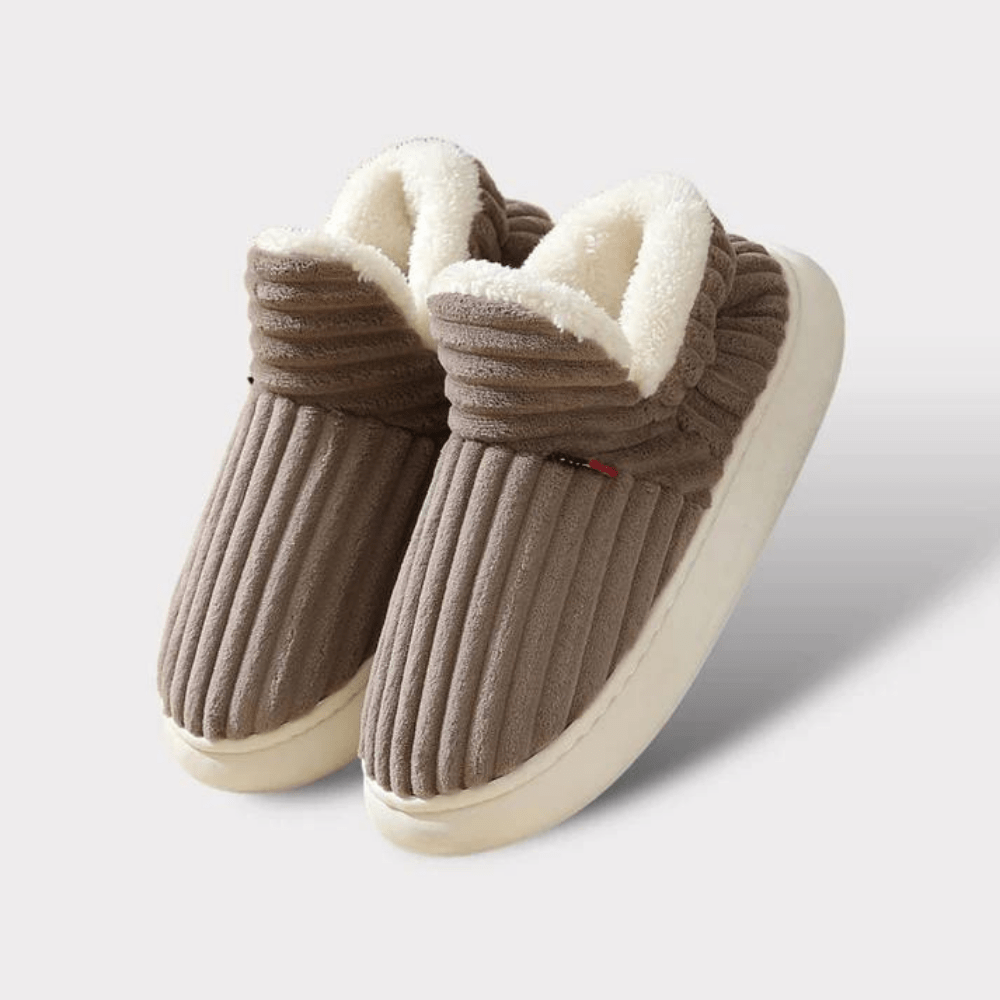 Women's Warm Thermal Indoor Slippers – Green