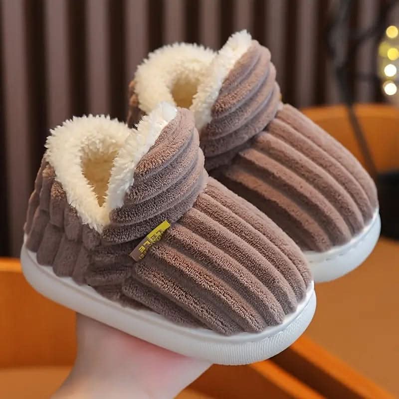 Women's Warm Thermal Indoor Slippers – Green