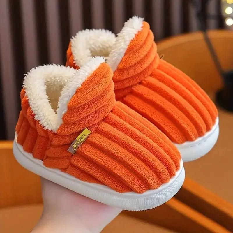 Women's Warm Thermal Indoor Slippers – Grey