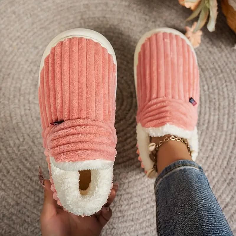 Women's Warm Thermal Indoor Slippers – Pink