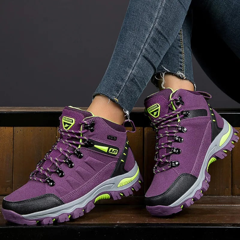 Women's Waterproof Non-Slip Work Shoes – Purple