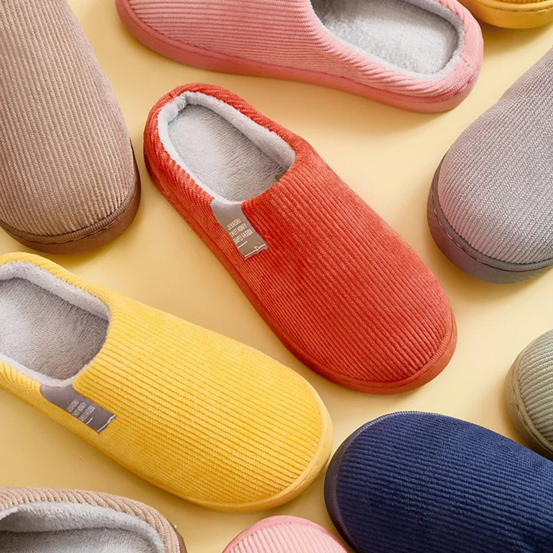 Women's Winter Slip-On Slippers, Warm