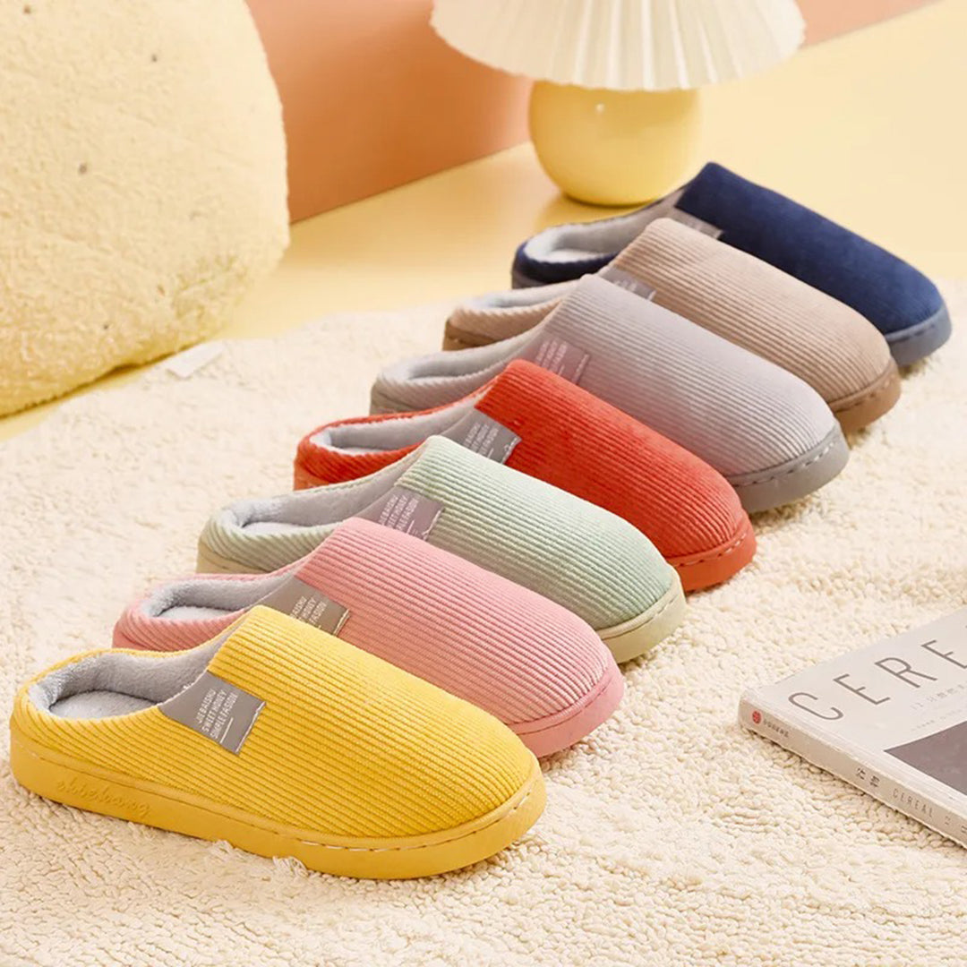 Women's Winter Slip-On Slippers, Warm