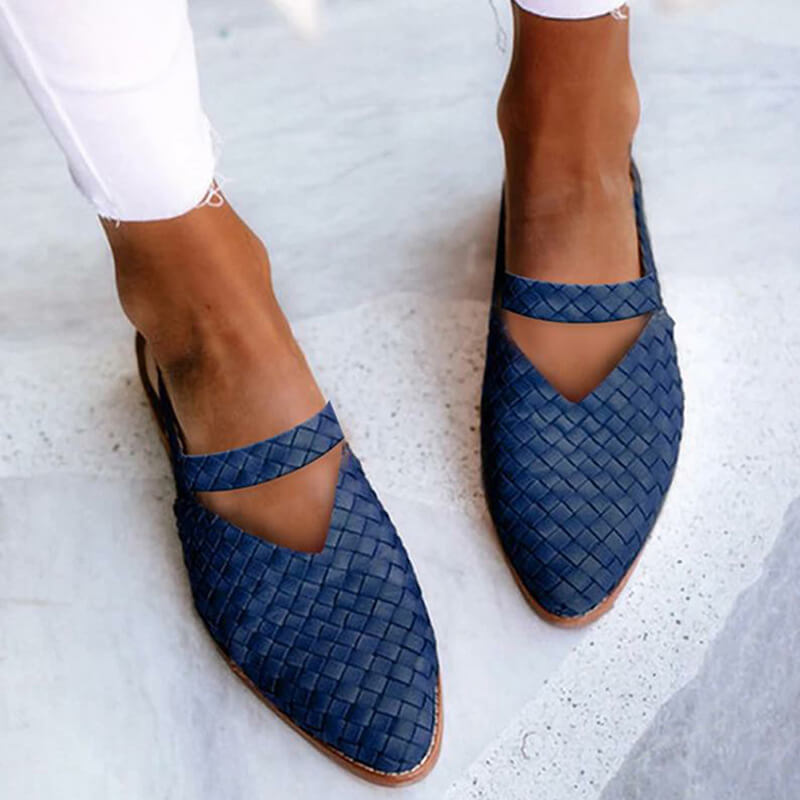 Women's Woven Sandals for Summer – Blue